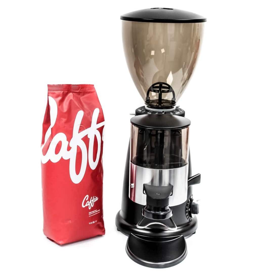Macap M42T Timer Coffee Grinder Black 1kg Hopper