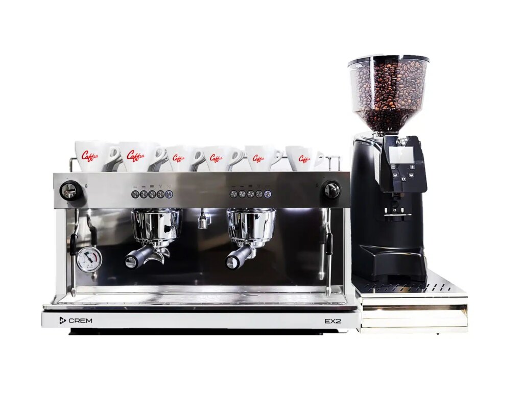 Crem EX2 2 Group Coffee Machine With OnDemand Grinder