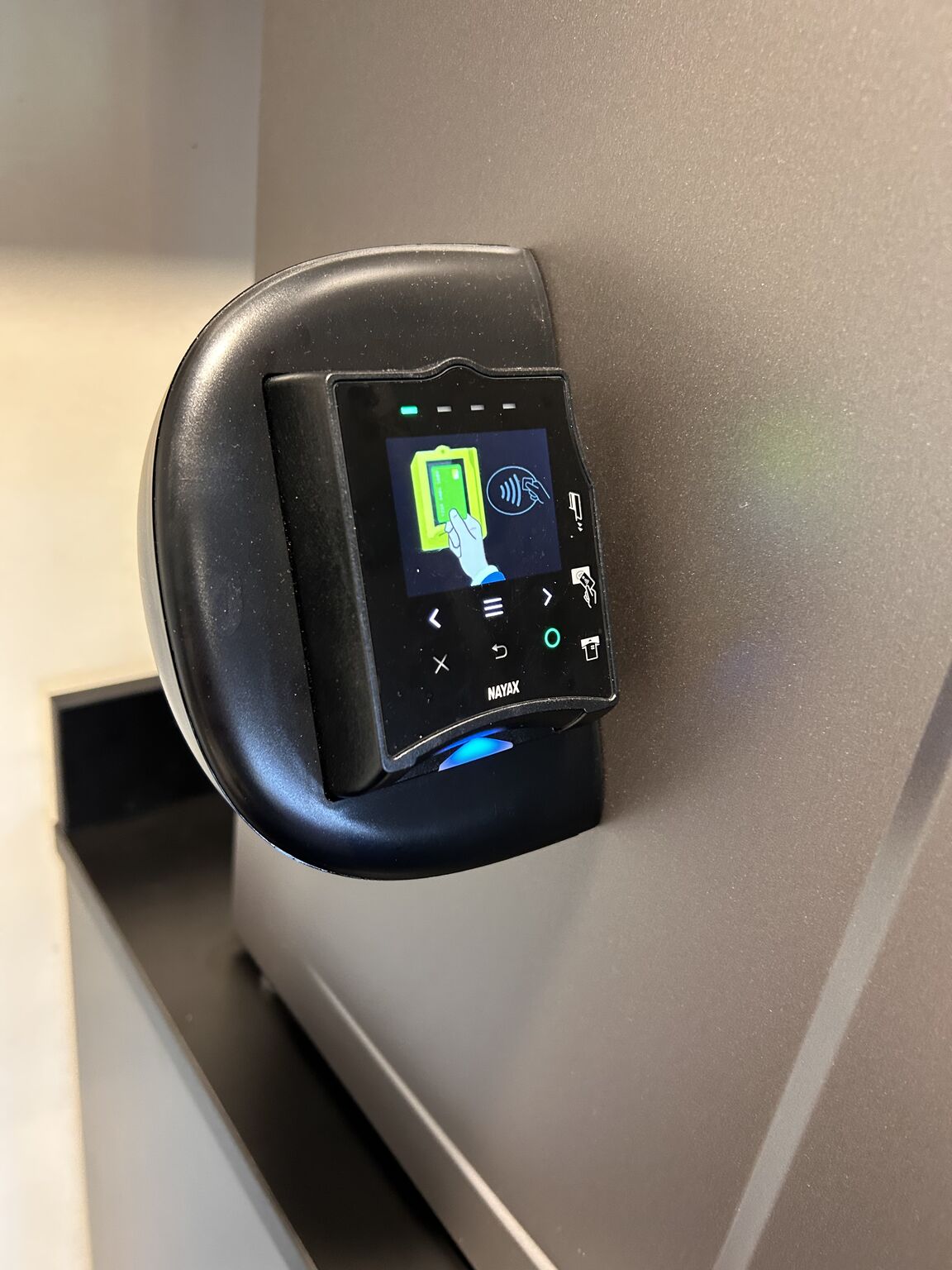 Coffee machine in golf club setting