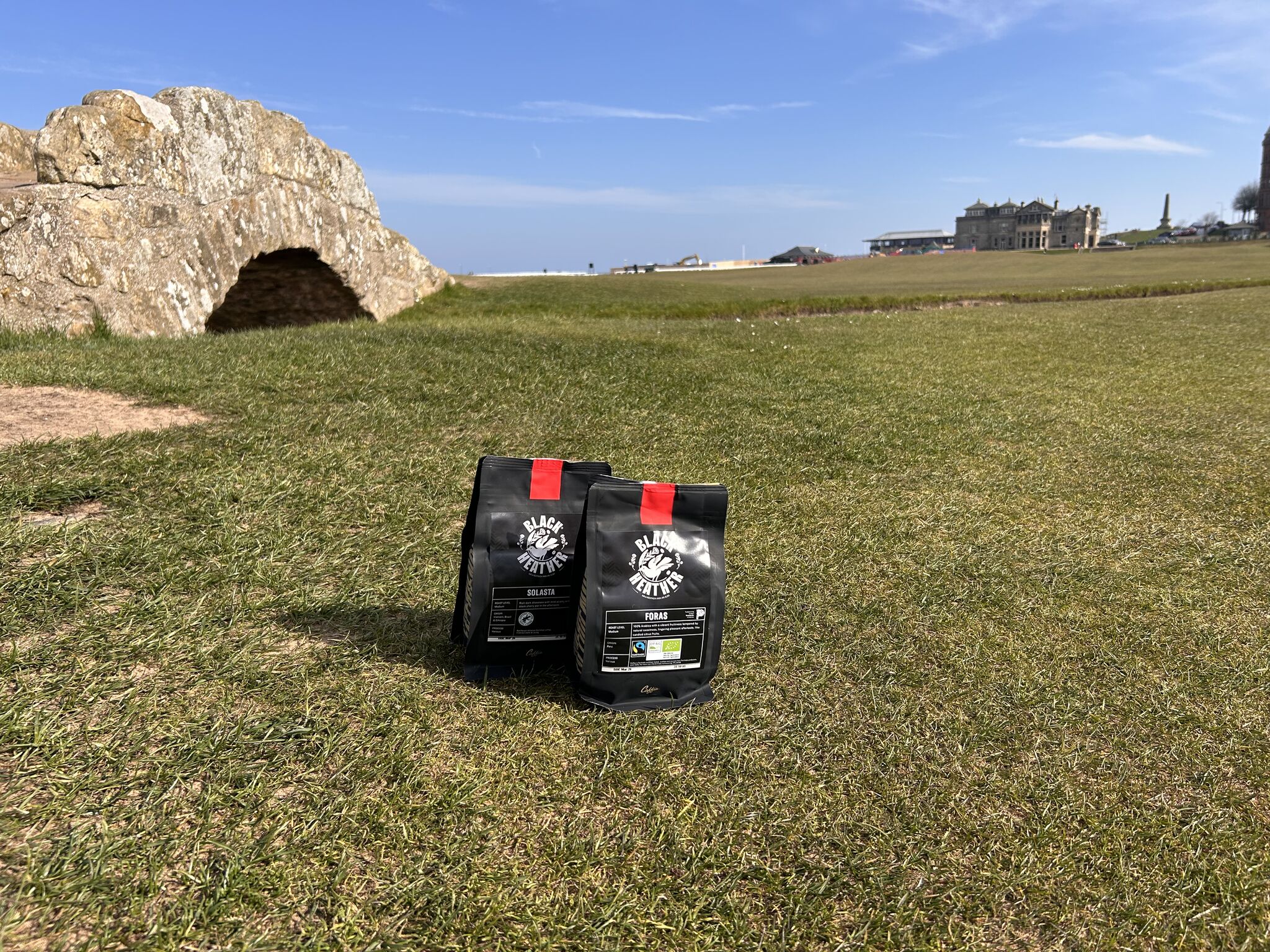 Coffee setup for golf club clubhouse