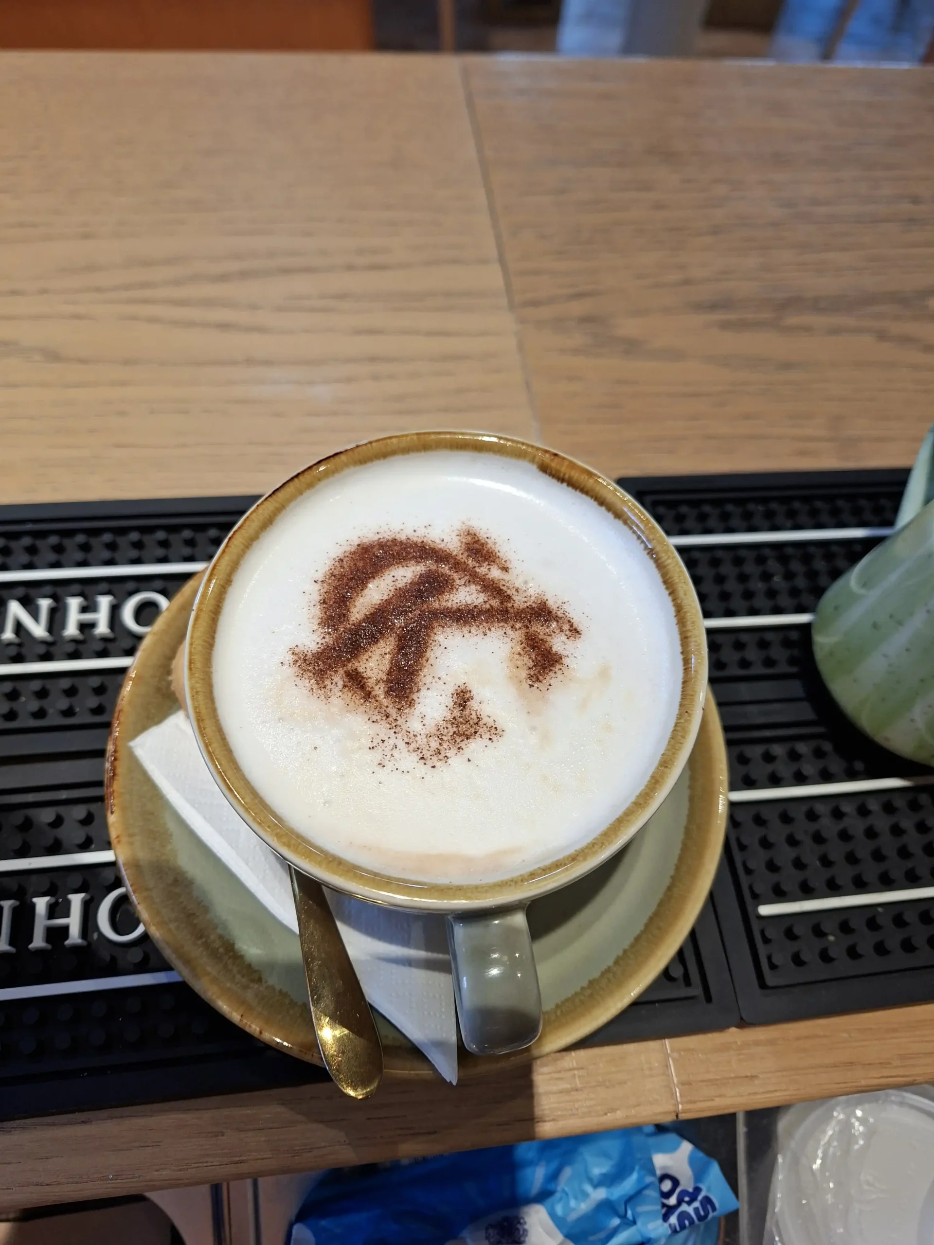 Coffee machine at Glenkinchie Distillery visitor area