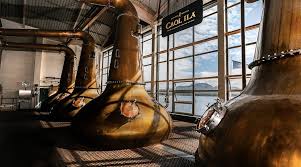 Coffee machine installation at Caol Ila Distillery on Islay