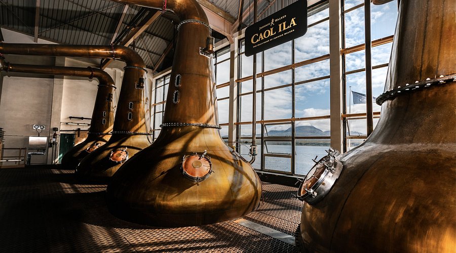 Coffee machine installation at Caol Ila Distillery on Islay