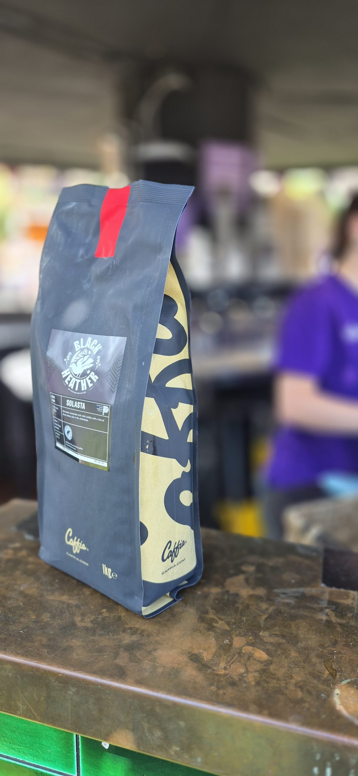 Black Heather Solasta coffee being served at an Underbelly venue during the Edinburgh Fringe
